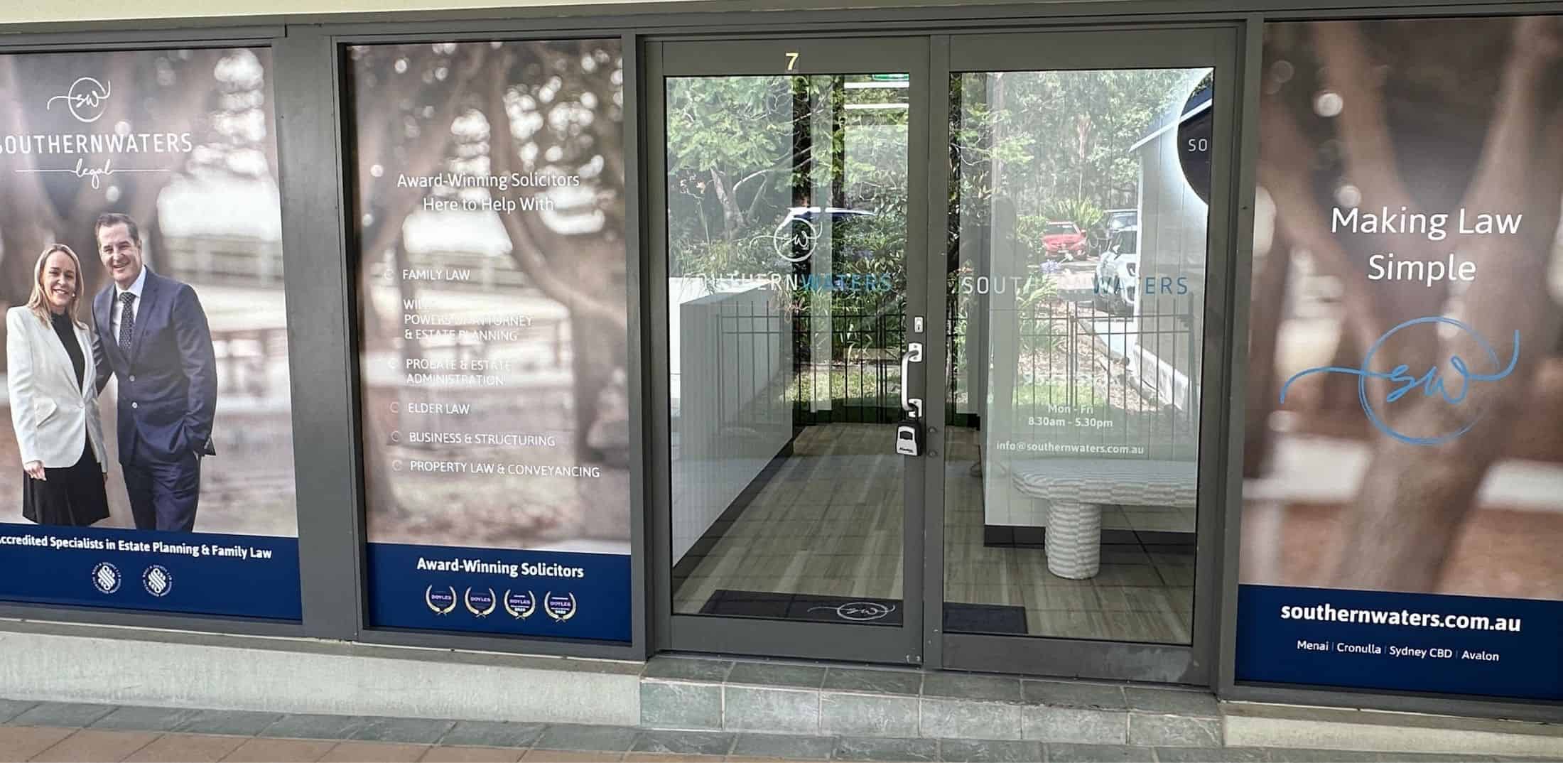 Southern Waters Legal Menai office, Menai Metro, Allison Crescent