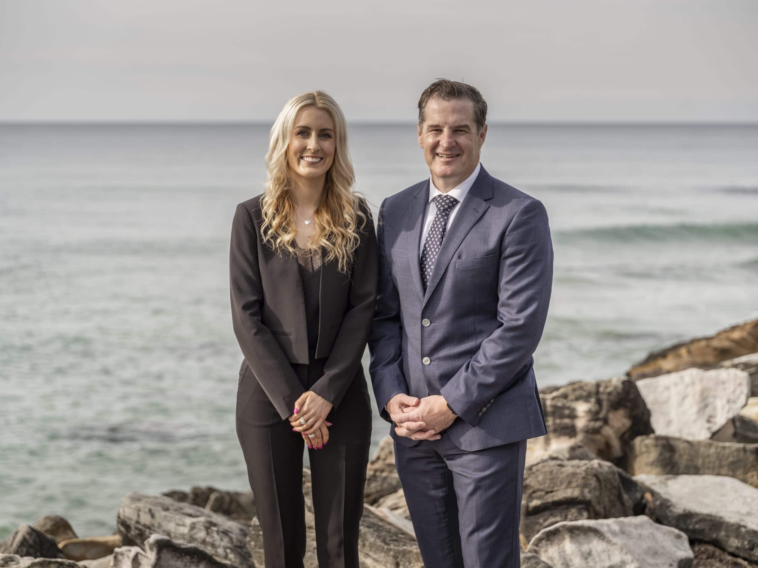 Simon Bennett, Managing Director, Property Law, and Stephanie Martyn, Property Lawyer at Southern Waters Legal Cronulla