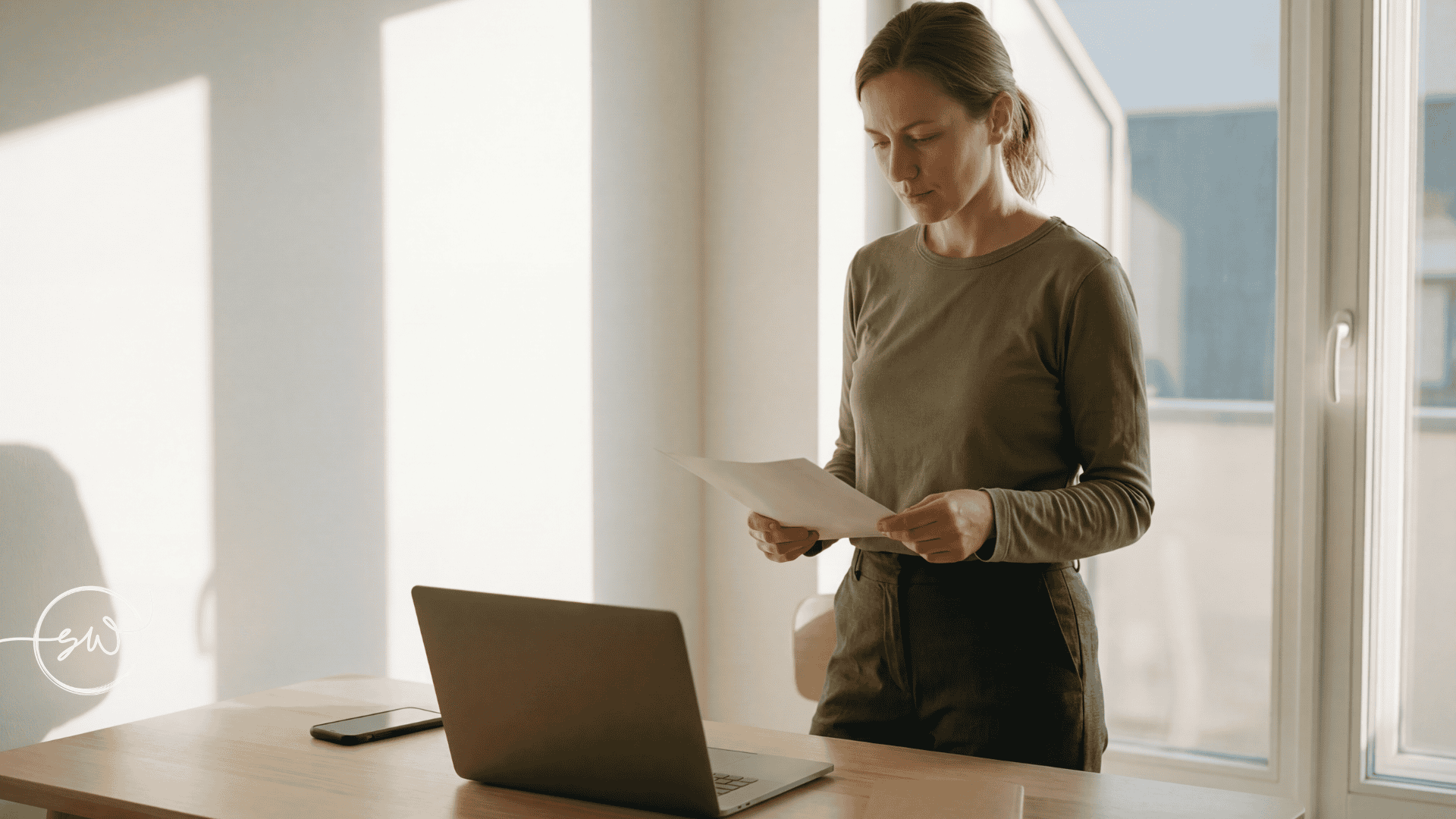 Who Can Contest a Will in NSW – Southern Waters Legal Person reading a legal document thoughtfully at home by a window