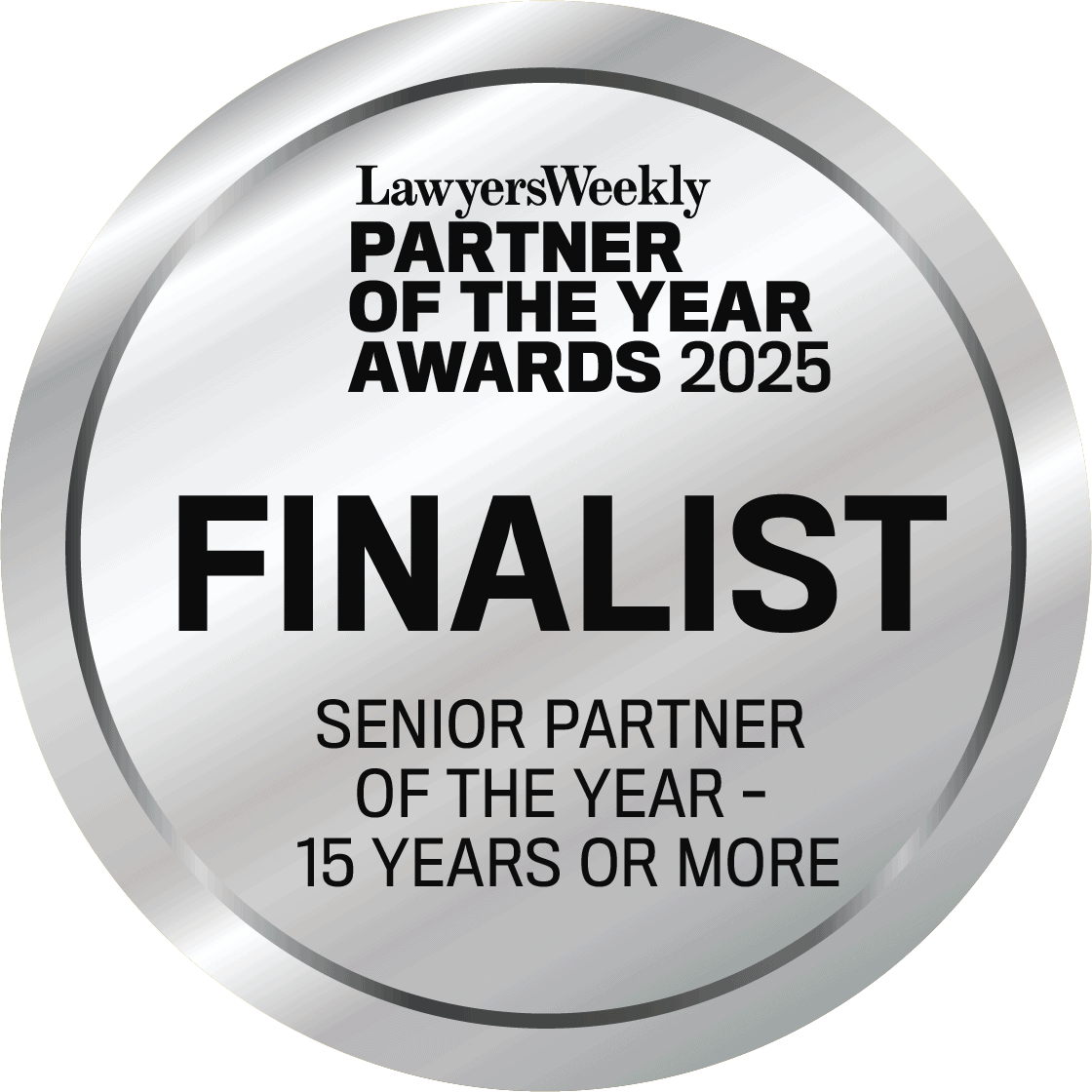Simon Bennett Senior Partner of the Year Finalist 2025