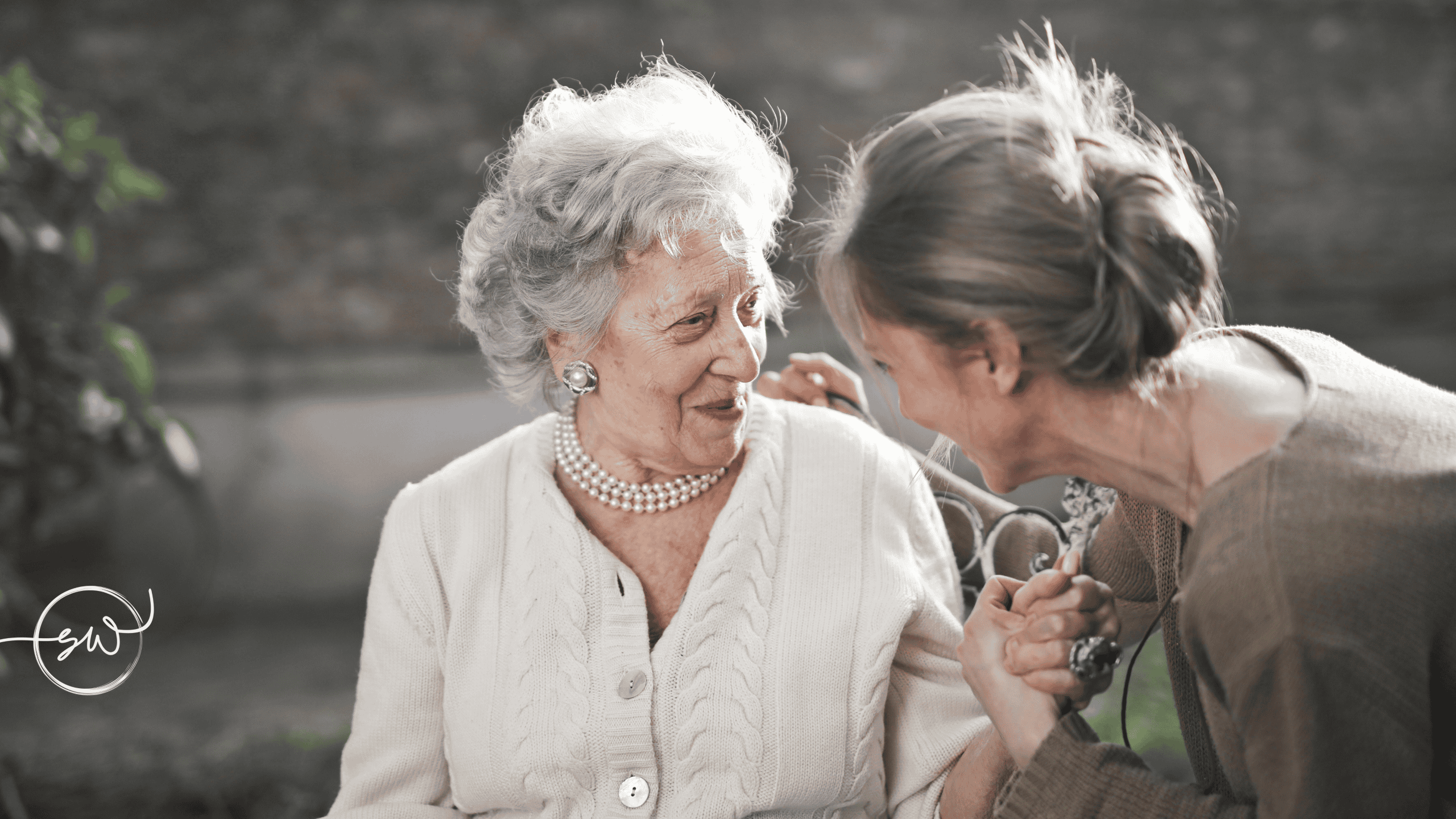 Enduring Guardianship in NSW Older woman with a trusted family member discussing care and support